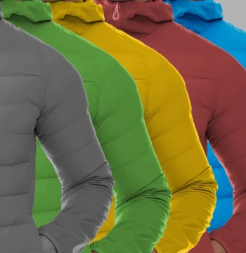 OmniHeat Men's Solid Hooded Puffer Jacket